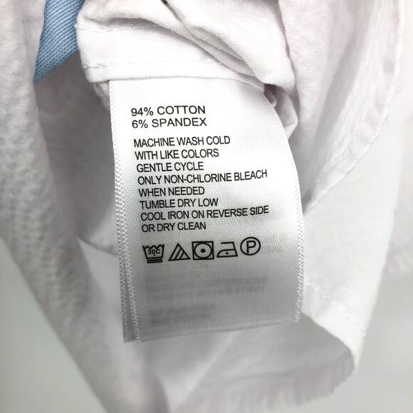 TOMMY BAHAMA Men's Nova Wave Short Sleeve Shirt Small White Button Down NWT - Picture 10 of 11